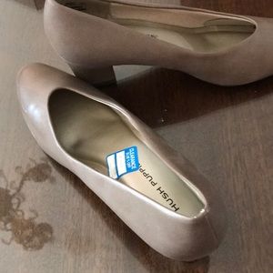 Hush Puppies, 10M, Taupe, heels